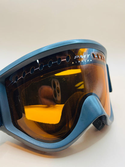 Smith Optics Pmt Airflow Ski|Snowboard Goggles Cobalt Gold Lens Rare Model