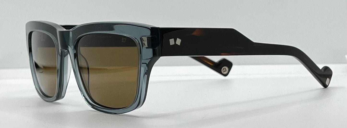 Entourage of 7 Runyon 10-49 Sunglasses-Made in Japan-Transparent Slate Blue|Tortoise-54mm-Full Kit