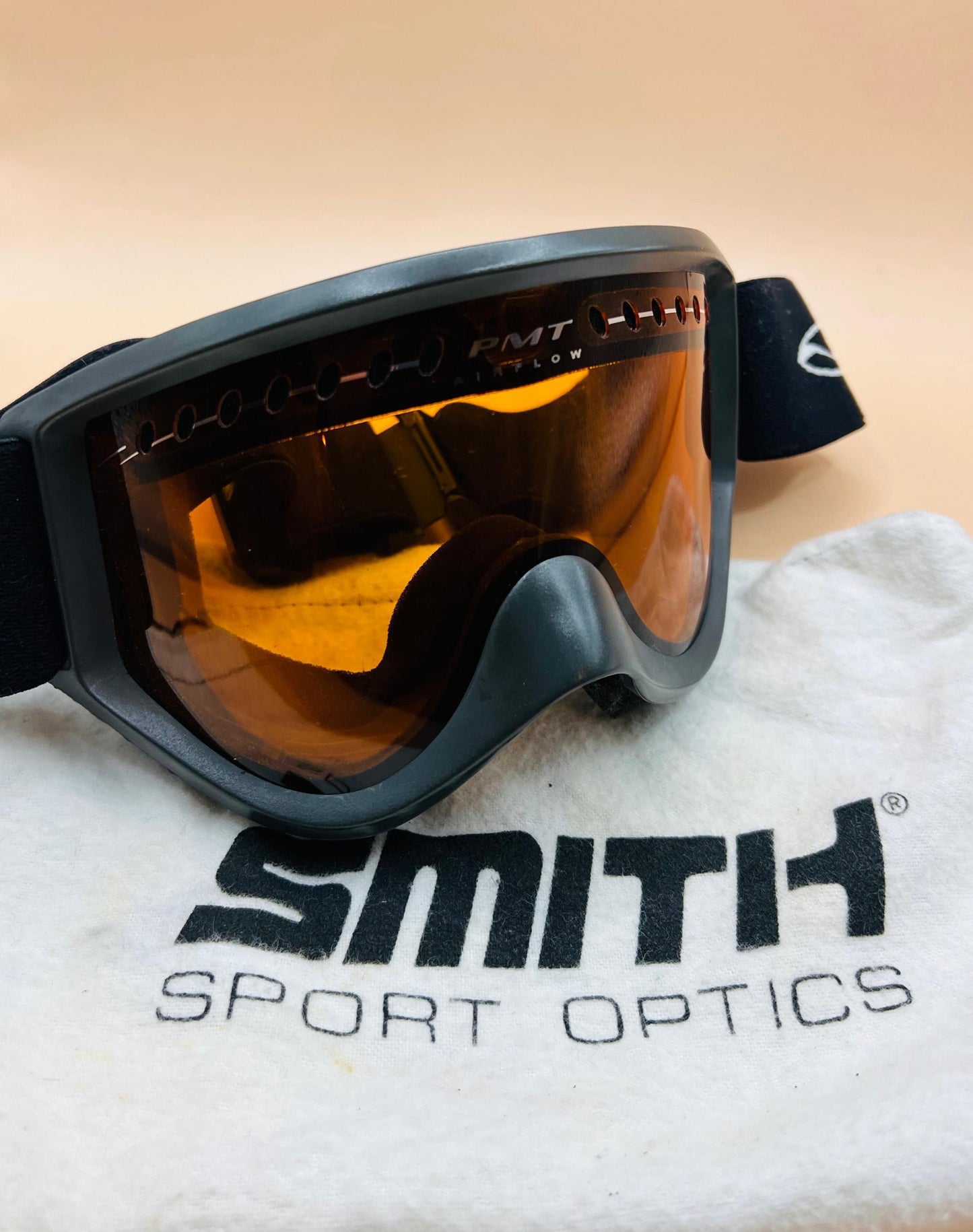Smith Optics Pmt Airflow Ski|Snowboard Goggles Cobalt Gold Lens Rare Model