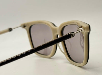 Chrome Hearts “Big Ricky” Sunglasses-Full Kit- .925 Silver W|New Custom Grey Lenses-Unworn