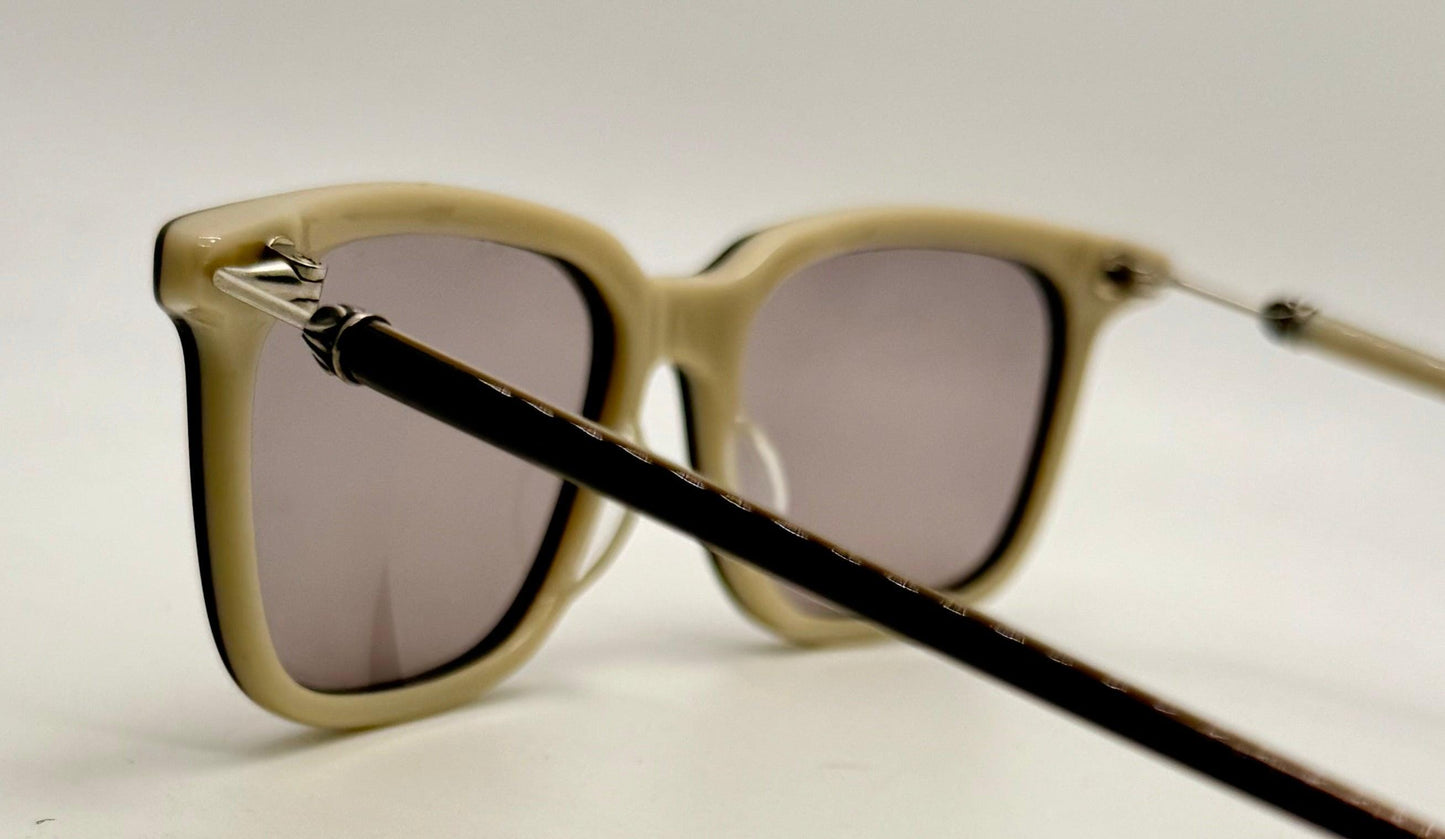 Chrome Hearts “Big Ricky” Sunglasses-Full Kit- .925 Silver W|New Custom Grey Lenses-Unworn