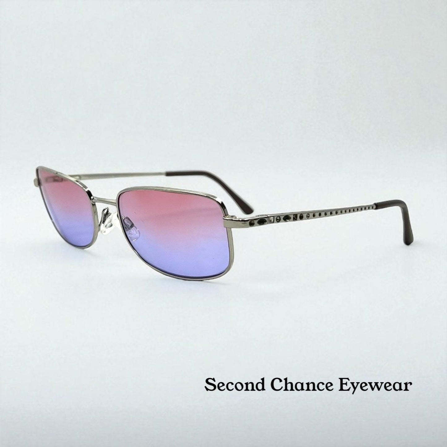 Donna Karan Dk3502-B 1002 Vintage Sunglasses W|New Gradient Tint Custom Lenses-Italy