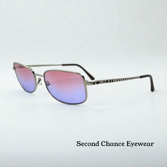 Donna Karan Dk3502-B 1002 Vintage Sunglasses W|New Gradient Tint Custom Lenses-Italy