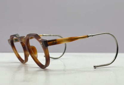 Vintage 1940’S Children’S Acetate Eyeglass Frames With Coil (Rat Tail) Temple Tips (Prevents Slippage)-New|Old Stock