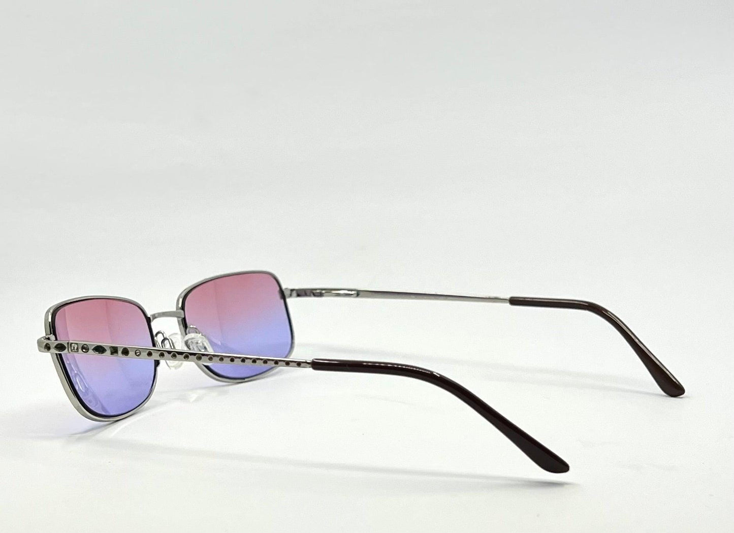 Donna Karan Dk3502-B 1002 Vintage Sunglasses W|New Gradient Tint Custom Lenses-Italy