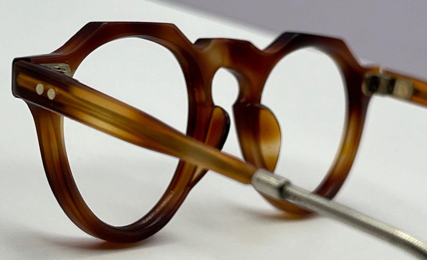 Vintage 1940’S Children’S Acetate Eyeglass Frames With Coil (Rat Tail) Temple Tips (Prevents Slippage)-New|Old Stock