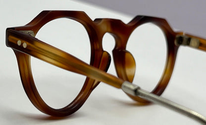 Vintage 1940’S Children’S Acetate Eyeglass Frames With Coil (Rat Tail) Temple Tips (Prevents Slippage)-New|Old Stock