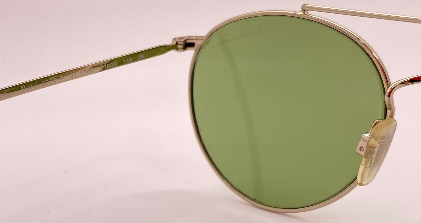 Polo Ralph Lauren 3060-P Aviator — Original Case (56-17-140)
