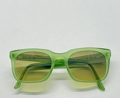 Cutler and Gross M:0974 Green Vintage Sunglasses w|New Olive–Citrus Gradient Custom Lenses-50mm