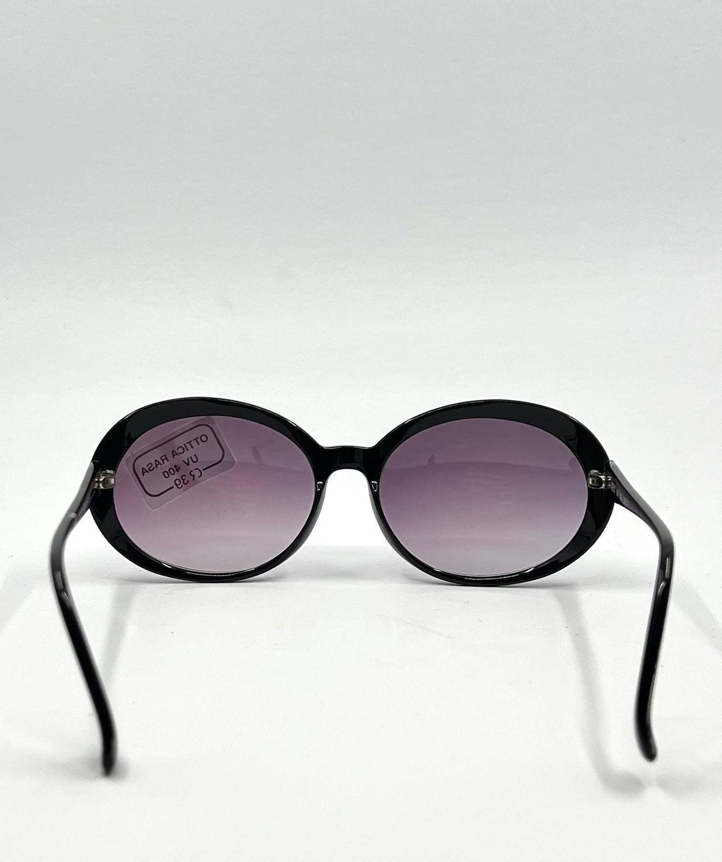 Courrèges Paris S50 Bk 140 Oversized Round Sunglasses-Vintage|Deadstock-Original Gradient Lenses-France