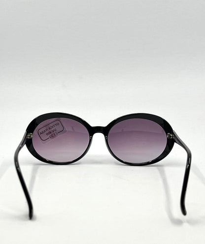 Courrèges Paris S50 Bk 140 Oversized Round Sunglasses-Vintage|Deadstock-Original Gradient Lenses-France
