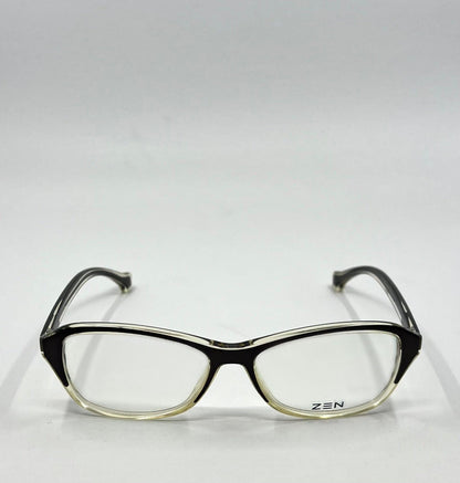 Zen Barcelona Z357b C.1 Eyeglass Frames 55-16 Black|Clear – New, Full Kit