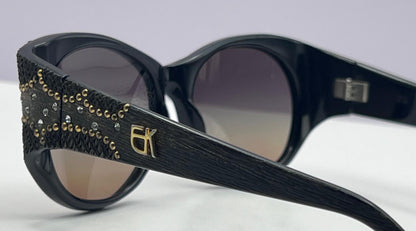 Emmanuelle Khanh 112 410 16 Vintage Sunglasses W|Brand New Custom Gradient Lenses