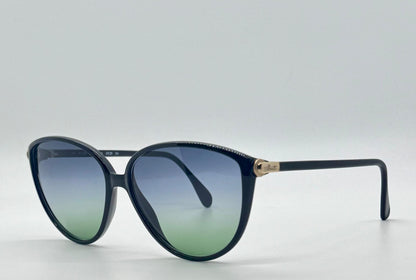 Silhouette M 1709 C 5504 Vintage Sunglasses w|New Blue-to-Green Custom Gradient Lenses