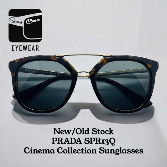 New|Old Stock Prada Cinema Collection Sunglasses Spr13Q W|New, Custom Lenses