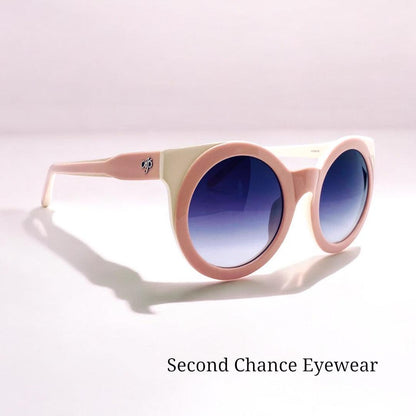 Unworn Nos Agent Provocateur “Adore Me” (Ap|65|2) Cream Sunglasses - Made In Japan, Rare Find