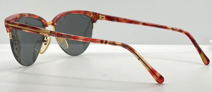 Versace 312|S Red Tortoise Vintage Sunglasses w|New Custom Lenses-52mm-Italy-Unworn