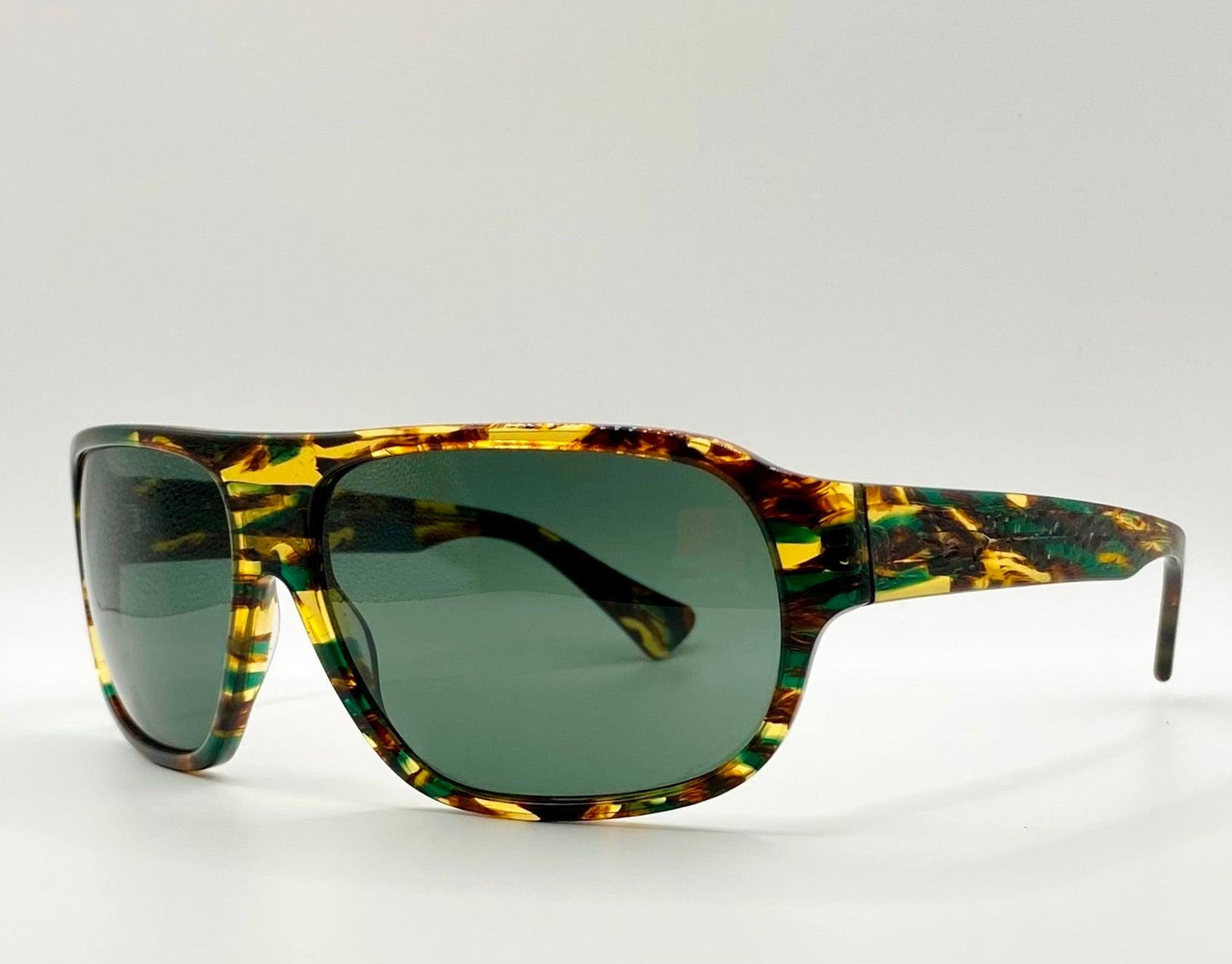 Deadstock Kala Eyewear - Usa Made Green|Brown|Amber Tortoise Shell Sunglasses