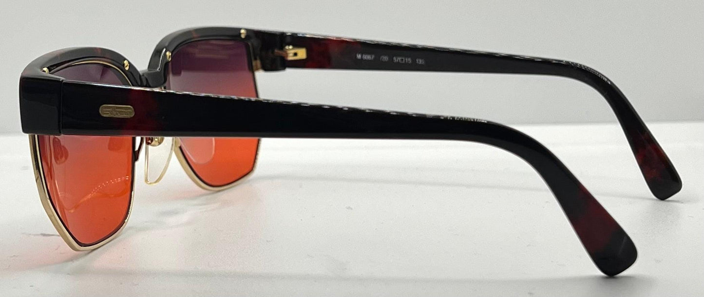 Silhouette V6054 M6067 Vintage Sunglasses w|New Custom Sunset Gradient Lenses-Austria