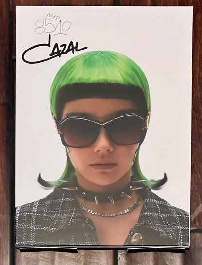 Cazal Counter Cards- Dual Sided Countertop Displays-Metal Foldout Legs-Brand New