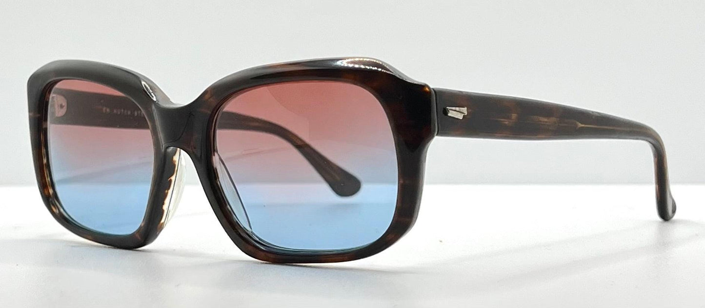 Em Hutch Sterling-Opt F.23 – 51-20 – Made In Japan – Custom Gradient Rose To Light Blue Lenses