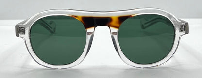 Entourage Of 7 “Decker”-Crystal & Tortoise-Green Lens-Brand New | Unworn-Full Kit