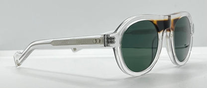 Entourage Of 7 “Decker”-Crystal & Tortoise-Green Lens-Brand New | Unworn-Full Kit