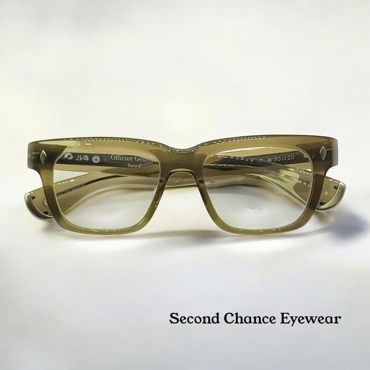 Garrett Leight X Officine Générale 118 Olio-Limited Collab-New|Unworn-Full Kit-50Mm