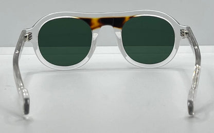 Entourage Of 7 “Decker”-Crystal & Tortoise-Green Lens-Brand New | Unworn-Full Kit