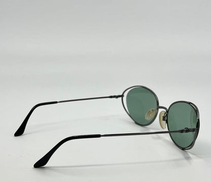 Vintage Yves Saint Laurent 4163 Sunglasses w|New Solid Green Custom Tinted Lenses-Unworn