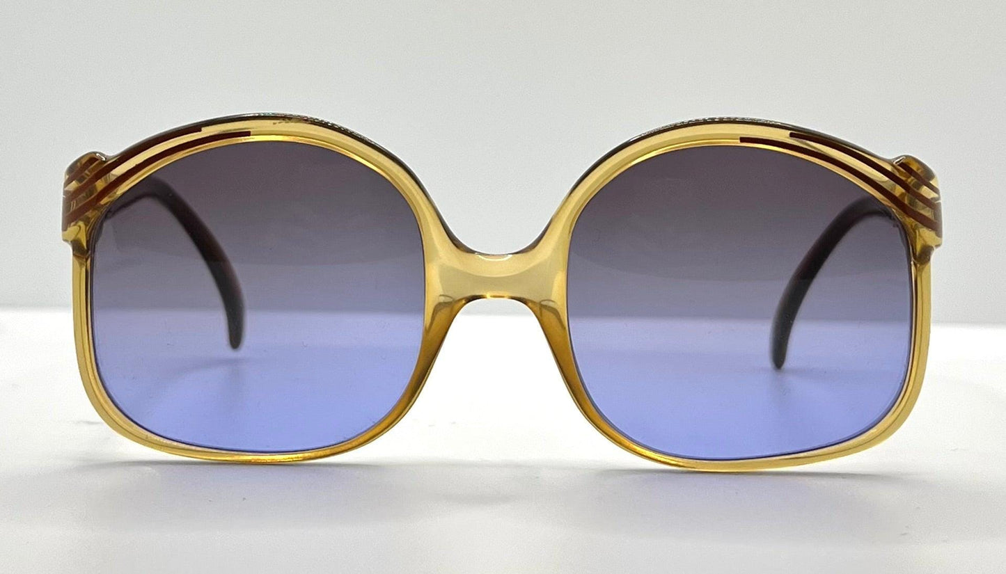 Playboy 4518 10-Vintage Sunglasses w|New, Custom Solid Lavender Lenses-Deadstock|Unworn