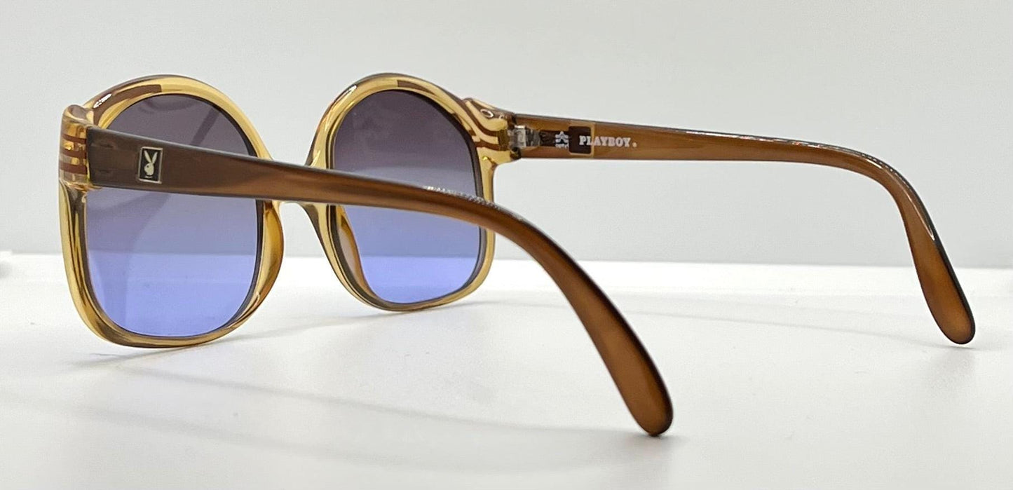Playboy 4518 10-Vintage Sunglasses w|New, Custom Solid Lavender Lenses-Deadstock|Unworn