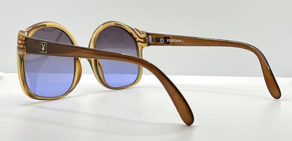 Playboy 4518 10-Vintage Sunglasses w|New, Custom Solid Lavender Lenses-Deadstock|Unworn