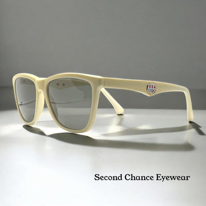 Usa Olympic Vintage Sunglasses-Ivory Frame-36Usc380 – Deadstock-Rare La Era Collectible
