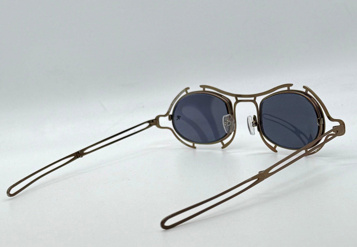Raf Simons × Linda Farrow Raf13-C1 Bronze Sunglasses – Rare Collaboration