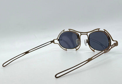 Raf Simons × Linda Farrow Raf13-C1 Bronze Sunglasses – Rare Collaboration