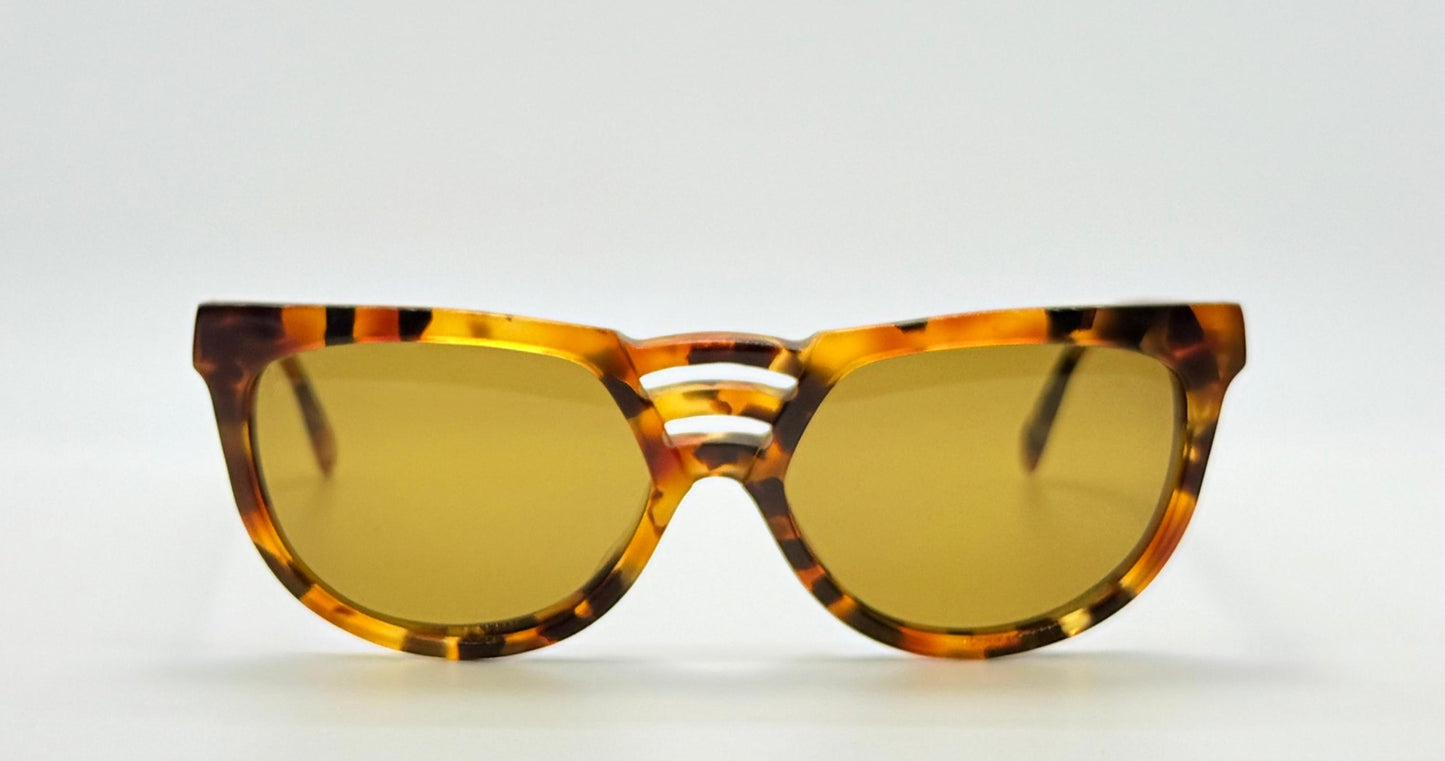 Vintage 1980s Alain Mikli O144 281 Sunglasses– Handmade in France-Original Glass Lenses