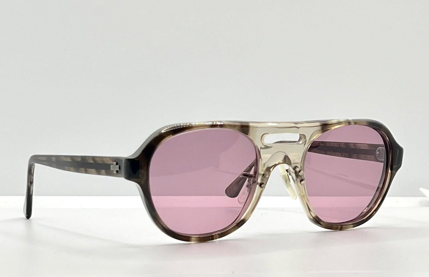 Titmus Z87 Safety Glasses-Industrial Frame W|New, Custom Solid Violet Lenses