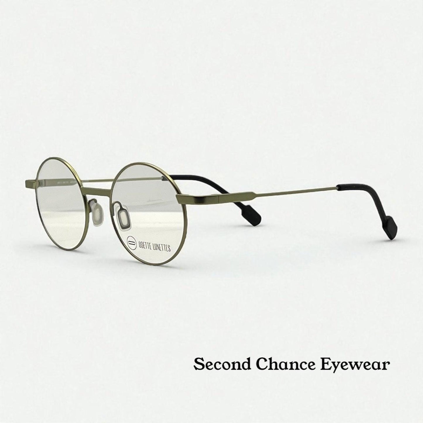 Odette Lunettes Fisher Round Eyeglasses 47mm – New Unworn – Antwerp Belgium