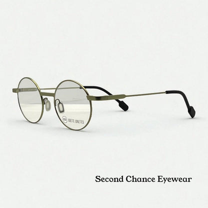 Odette Lunettes Fisher Round Eyeglasses 47mm – New Unworn – Antwerp Belgium