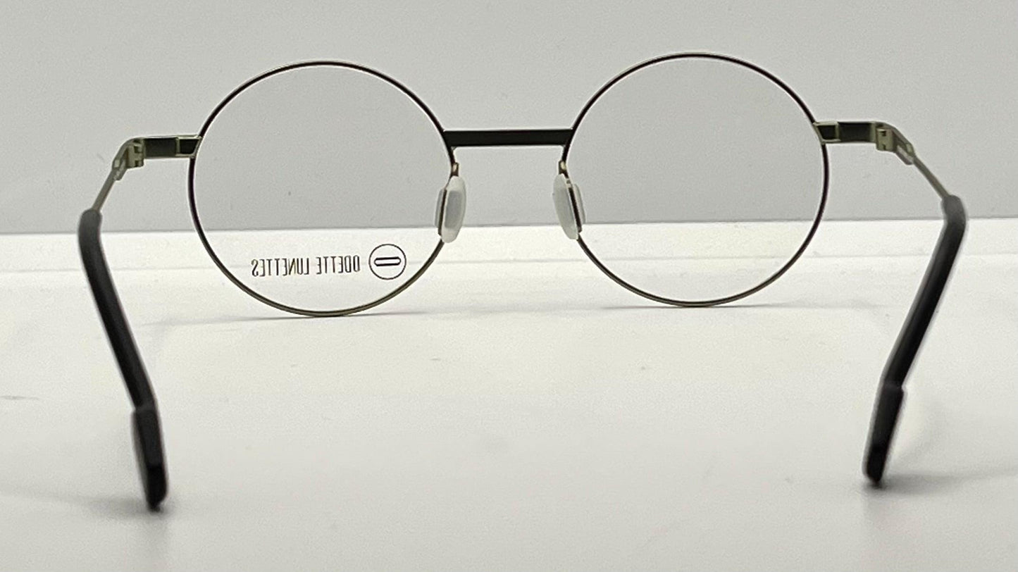 Odette Lunettes Fisher Round Eyeglasses 47mm – New Unworn – Antwerp Belgium