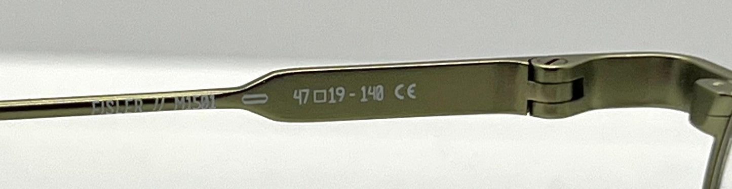 Odette Lunettes Fisher Round Eyeglasses 47mm – New Unworn – Antwerp Belgium