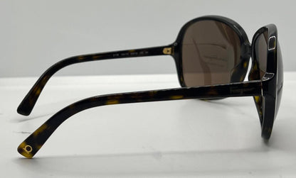 Salvatore Ferragamo 2178 102|73 Tortoise Brown 63Mm Sunglasses Italy Nos