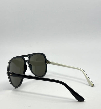 Vintage Japanese Aviator Sunglasses – Amb. Japan – Deadstock – Blue Mirror Tint
