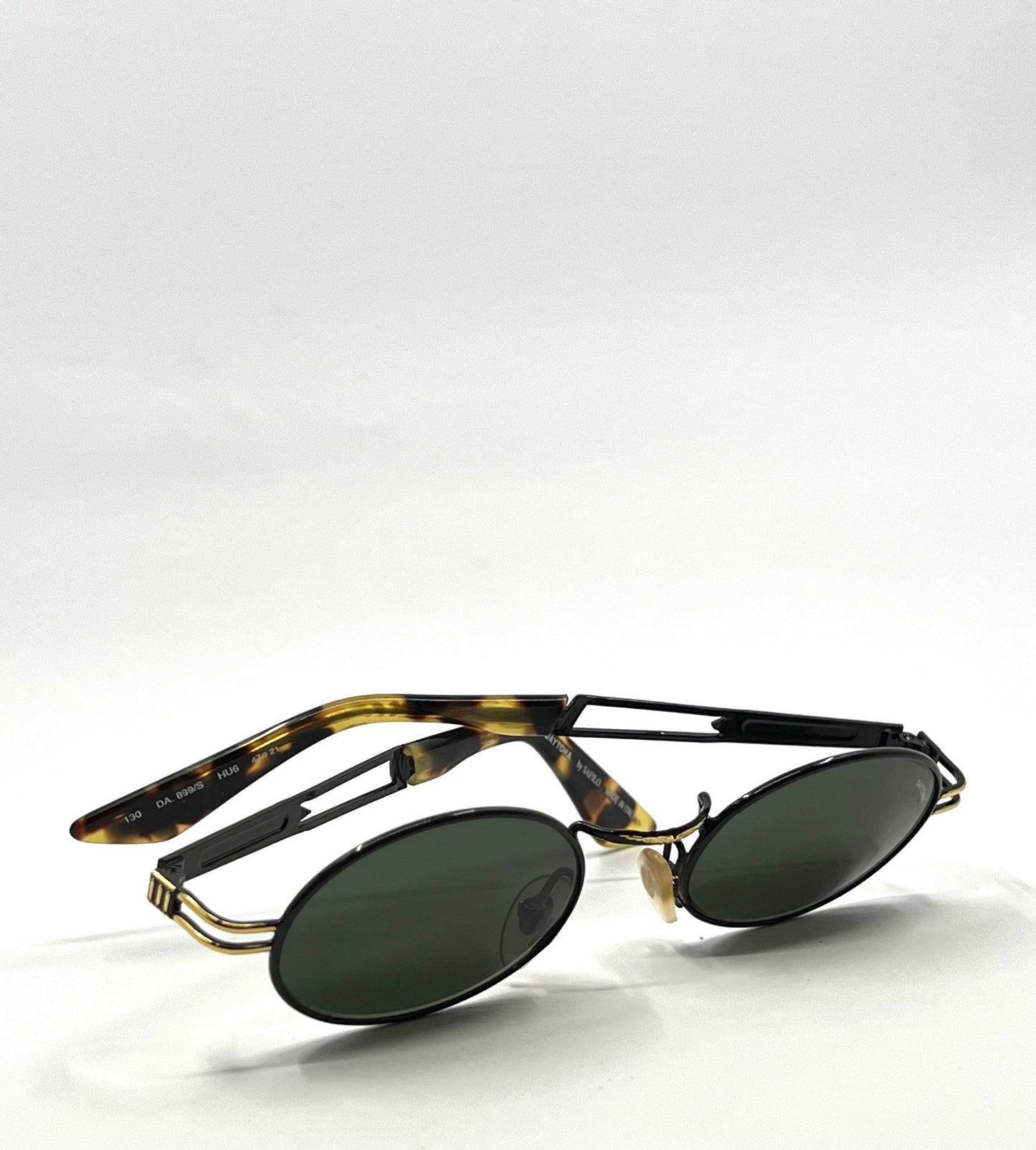 Daytona By Safilo Da.899|S Hu6 Tortoise Oval Sunglasses-Vintage Deadstock Italy