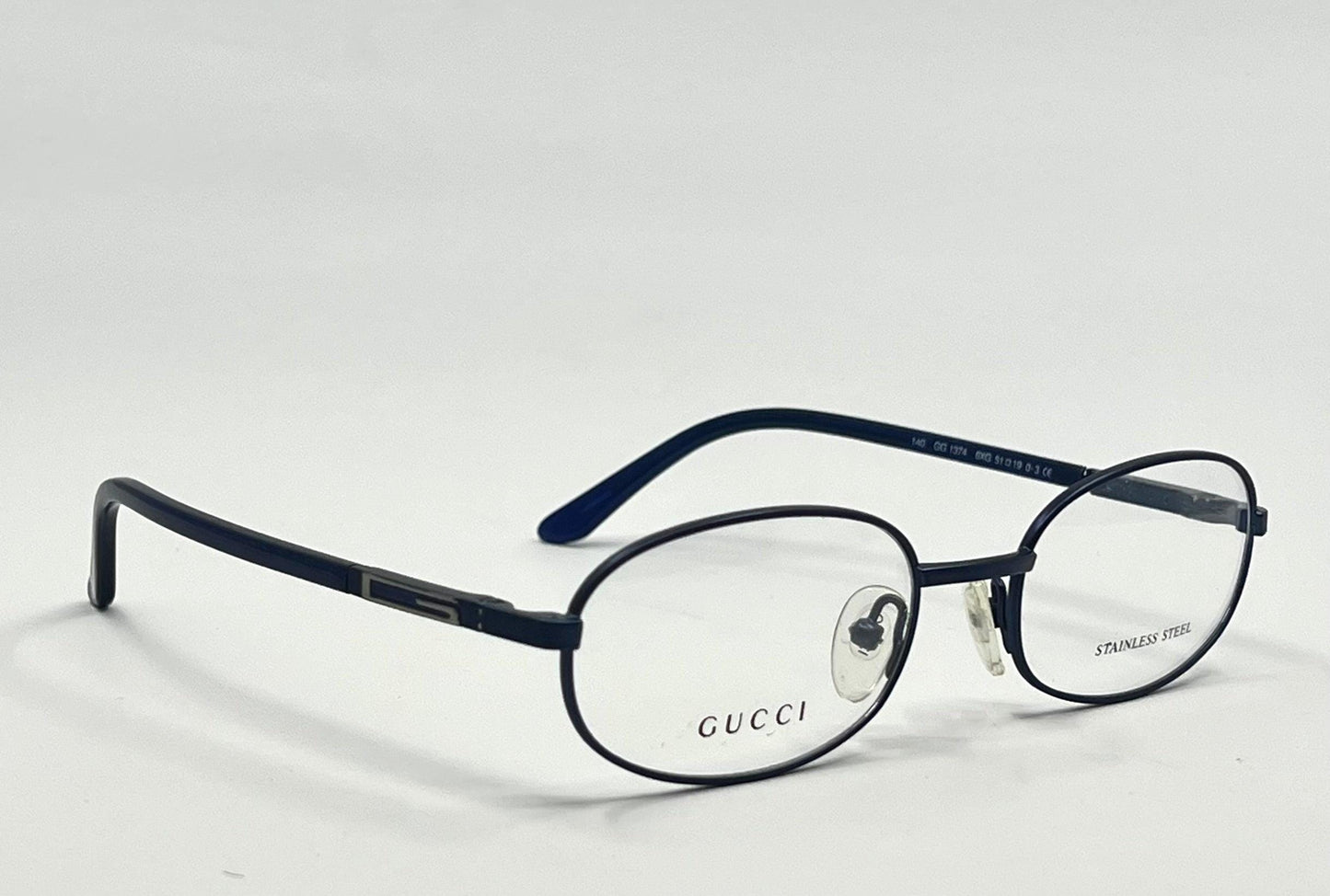 Gucci Gg1374 6Xg Vintage Oval Optical Frame – Deadstock Made In Italy – Size 51-19-140