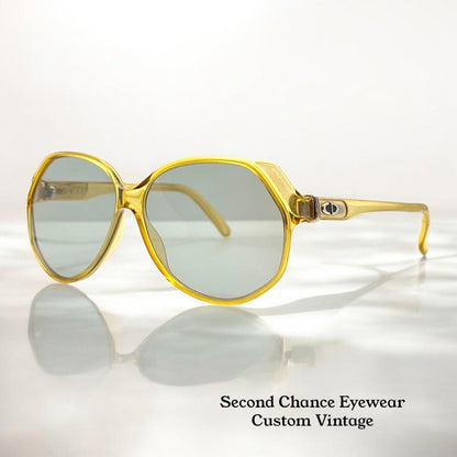 Christian Dior 2255 20 – Vintage Sunglasses W|New, Custom Aquamarine Lenses-Germany