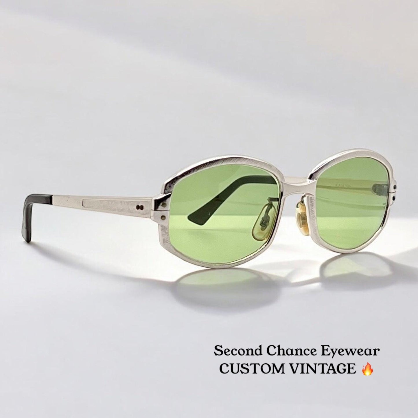 The 1950S Solarspecs K&H-Vintage Sunglasses-Usa W| Brand New, Custom Atomic Green Day|Night Lenses
