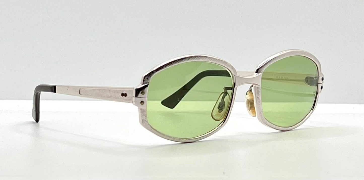 The 1950S Solarspecs K&H-Vintage Sunglasses-Usa W| Brand New, Custom Atomic Green Day|Night Lenses