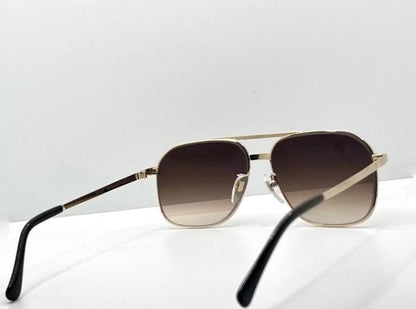 Culture House No. 375 – Vintage Japanese Deadstock Sunglasses | W| New, Custom Tobacco Gradient Lenses (Titan-P)